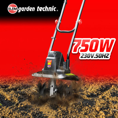 Motobineuse électrique pas cher Elem Garden MTBE754 potager urbain