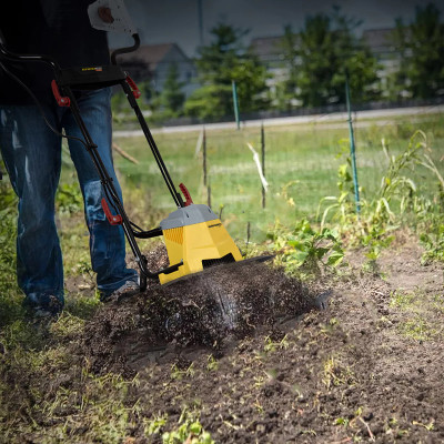 Motobineuse Gardeo 1500W prête pour semis de printemps