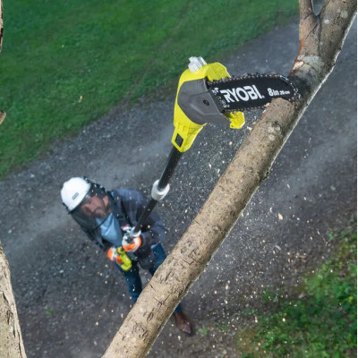 Élagueuse à batterie sur perche  RYOBI ONE+ Opp1820 18V - guide de 20 cm