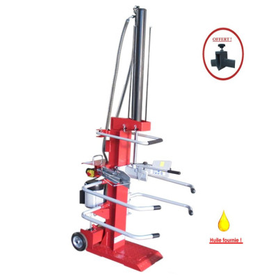 Fendeuse de bûches CMS longueur 106 cm vue de profil