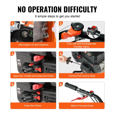 motoculteur vevor srhx-50 profondeur travail 100 mm