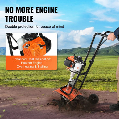 motoculteur vevor compact travail sol petit jardin