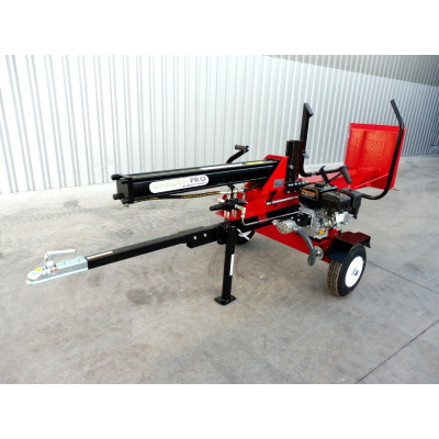 Roues et attelage remorque fendeuse thermique CMS 25T tractable