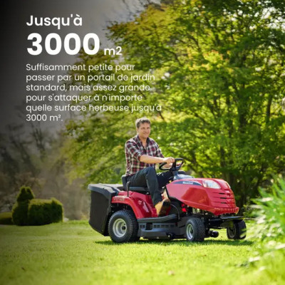 Tracteur tondeuse STIGA Mountfield MTF 84M - 352 cm³, fonction mulching, largeur de coupe 84 cm