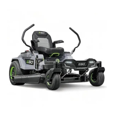 Tondeuse autoportée à batterie EGO POWER+ ZT4201E 56V, 5 batteries 10Ah, 16000W - largeur de coupe 107 cm, mulching, virage zéro