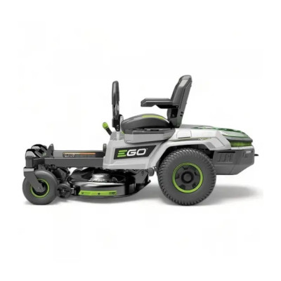 Tondeuse autoportée à batterie EGO POWER+ ZT4201E 56V, 5 batteries 10Ah, 16000W - largeur de coupe 107 cm, mulching, virage zéro