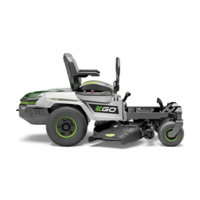 Tondeuse autoportée à batterie EGO POWER+ ZT4201E 56V, 5 batteries 10Ah, 16000W - largeur de coupe 107 cm, mulching, virage zéro