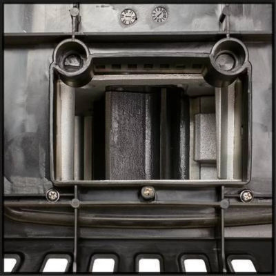 Bac de ramassage transparent 60L pour déchets verts Einhell