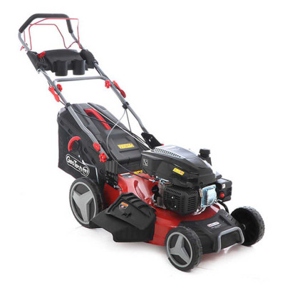 Tondeuse thermique tractée GeoTech PRO robuste et performante pour particulier