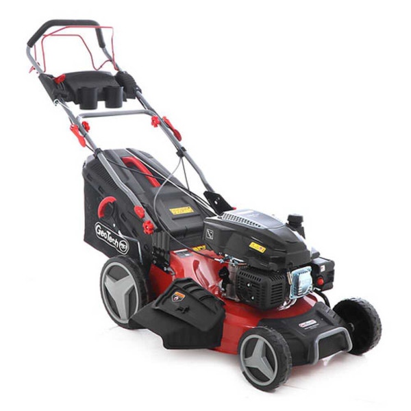 Tondeuse à gazon thermique tractée GeoTech PRO S53-225 BMSGW - 224 cc, mulching, lame de 53 cm