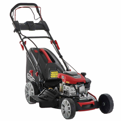 Tondeuse à gazon thermique tractée 4 en 1 GeoTech S51-170 BMSGW ES - 173 cc, mulching, lame de 51 cm