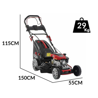 Système de mulching avancé tondeuse thermique tractée GeoTech S51-170 robuste