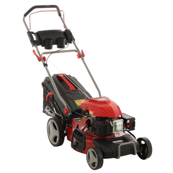 Tondeuse à gazon thermique à poussée 4 en 1 GeoTech Pro S46-175 BMSW - 173 cc, mulching, lame de 46 cm