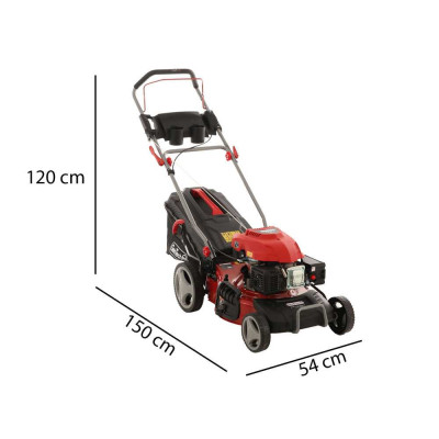 Tondeuse thermique poussée GeoTech Pro S46-175 idéale pour pelouse 1000m2