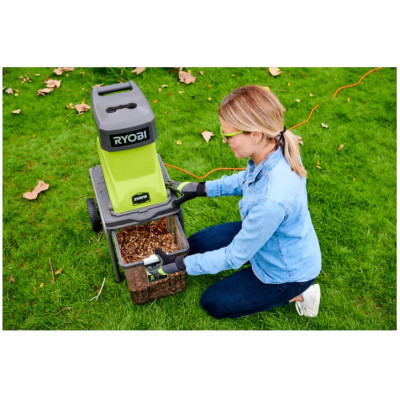 Bac de ramassage 40L rigide pour déchets verts Ryobi