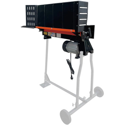 Fendeuse à bûche électrique Fuxtec en action sur bois dur